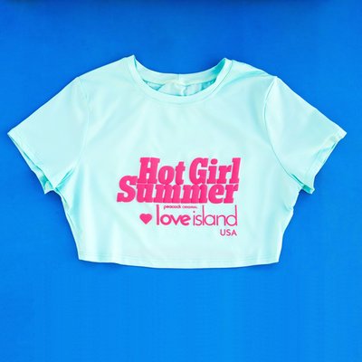 Fiji Blue Crop Top