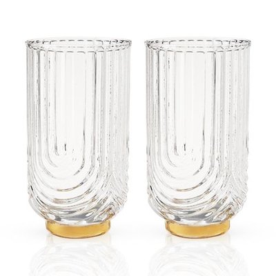 Viski Gatsby Highball Glasses