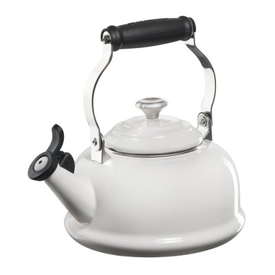 Enamel On Steel Whistling Tea Kettle