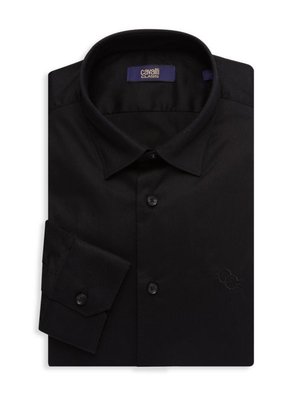 Slim Fit Textured Dress Shirt