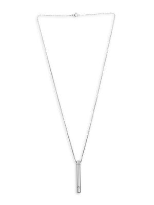 Men's Tom Stainless Steel Bar Pendant Necklace