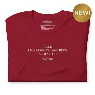 I Am, And Always Have Been, A Traitor.