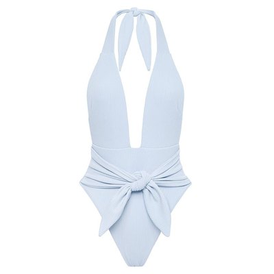 Peri Rib Tropez Tie-up One-piece