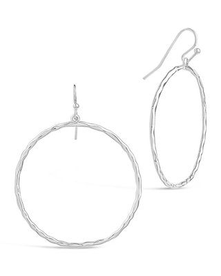 Circle Dangle Earrings-rose Gold