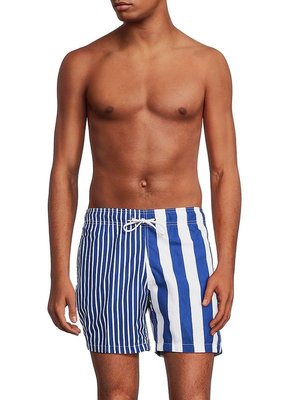 Trunks Surf + Swim Men's Sano Striped Swim Shorts