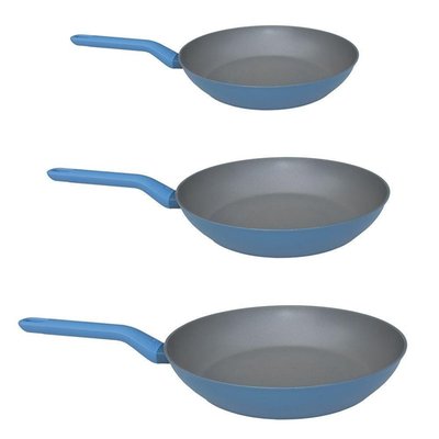 Berghoff Berghoff Leo 3pc Non-stick Fry Pan Set, Blue