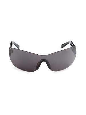 76MM Faux Crystal Wrap Sunglasses