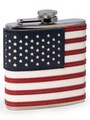 Bey-berk American Flag Flask