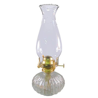 Glo Brite  Ellipse Glass Oil Lamp