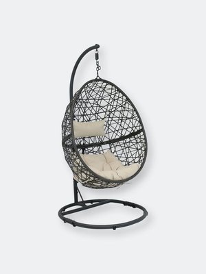 Sunnydaze Decor Sunnydaze Caroline Hanging Egg Chair With Stand