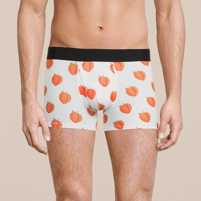 Manbuns Men's Peach Boxer Trunk Underwear With Pouch