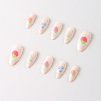 Fruit Doodles - Press-on Nail