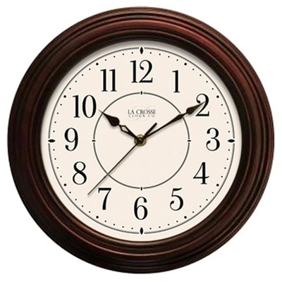 Faux Wood Wall Clock