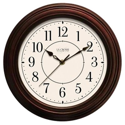 Faux Wood Wall Clock