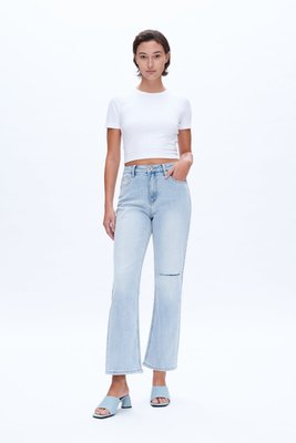 Alva High Rise Straight Denim Jeans