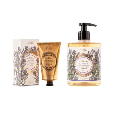 Liquid Marseille Soap and Hand Cream (Set of 2) - Relaxing Lavender