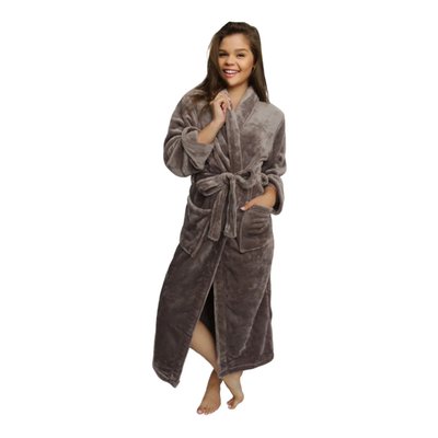 Plush Robe - Silver