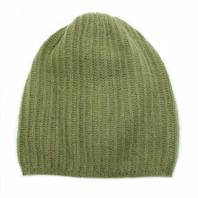 Slouchy Cashmere Hat - Loden