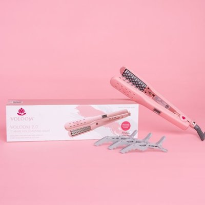 Hair Volumizing Iron & Accessory Kit (3/4", 1" or 1.5") - Pink