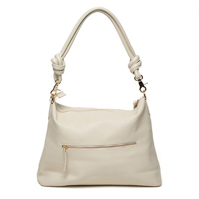 Leather Bag - Cream