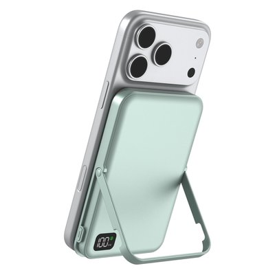 3-in-1 Magnetic Power Bank & Stand - Teal