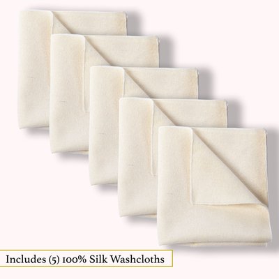 Exfoliating Silk Washcloth (5 Pack)