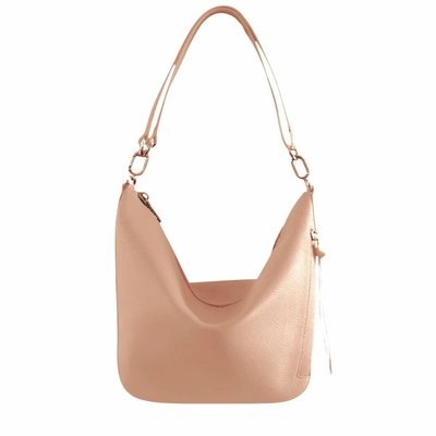 3 in 1 Leather Bag - Nearly Nude