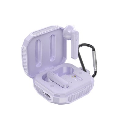 Solar Wireless Earbuds - Purple