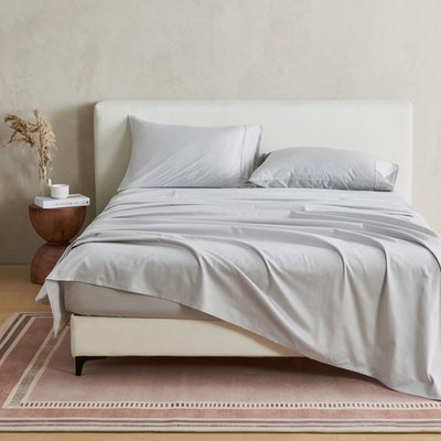 100% Cotton Sateen Sheet Set - Grey