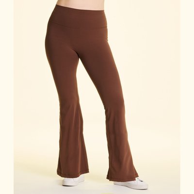 Ava Flare Legging - Chocolate