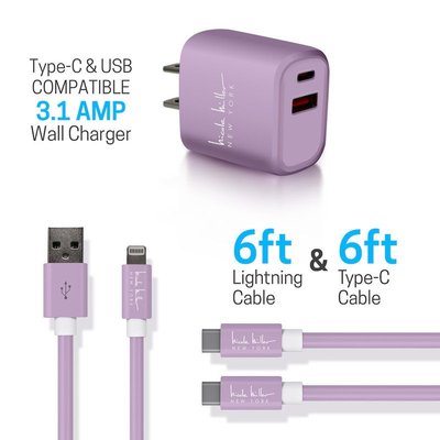 Universal Rapid Charging (3-Piece Bundle) - Lavender
