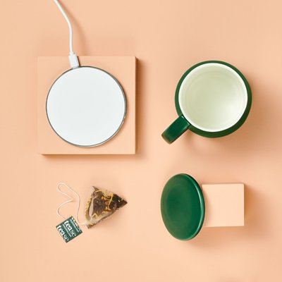 Smart Heated Mug Kit & Self Care Elxir Tea Bundle - Green