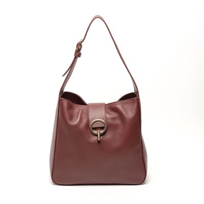 Madison Leather Handbag - Wine