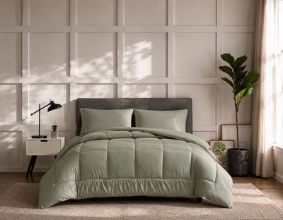 Cooling Down Comforter (3-Piece Set) - Sage
