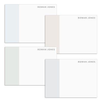 Flat Note Cards - Soft Impressions
