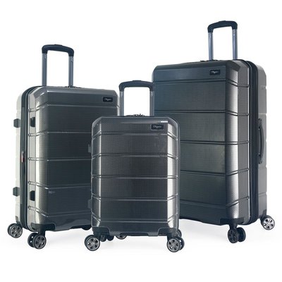 Muse 3-Piece Luggage Set - Charcoal Gray