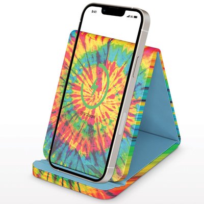 Folding Wireless Charging Stand - Tie Dye