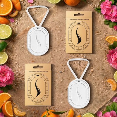 Scented Diffusers (Set of 2) - Mandarin Rind | Bergamot | Geranium