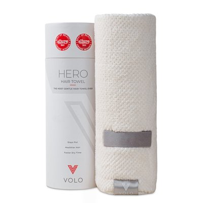 Hero Hair Towel - Salt White