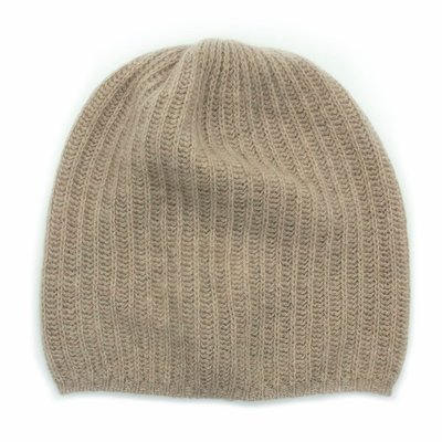 Slouchy Cashmere Hat - Nile Brown