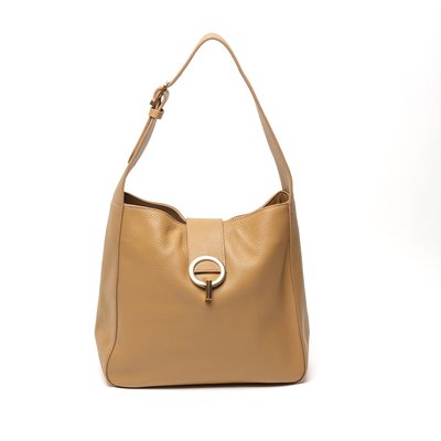 Madison Leather Handbag - Capuccino