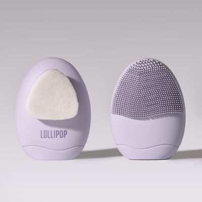 Dual Sided Facial Cleansing Brush (Set of 2) - Plum