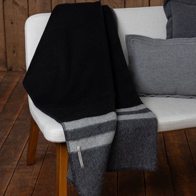 Field Blanket - Black/Charcoal/Light Grey