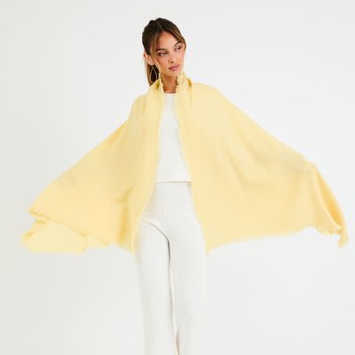 Cashmere Wrap Scarf - 8 Color Options - Daffodil