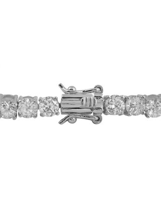 Cannes Midi Tennis Bracelet - Platinum