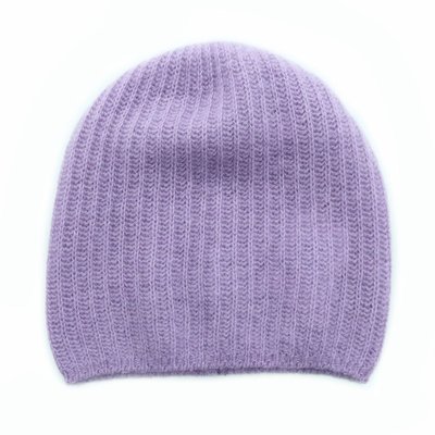 Slouchy Cashmere Hat - Lilac