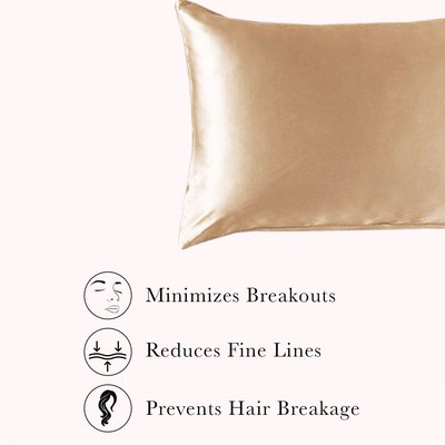 Satin Pillowcase (1 Pack) - Golden Honey