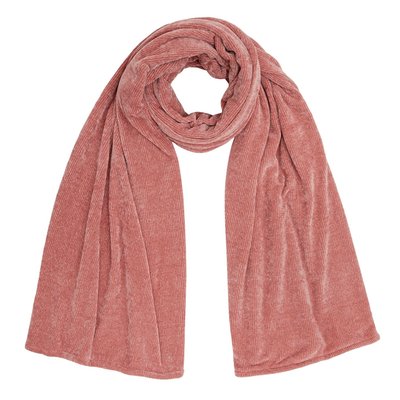 The Chenille Blanket Scarf - Blush