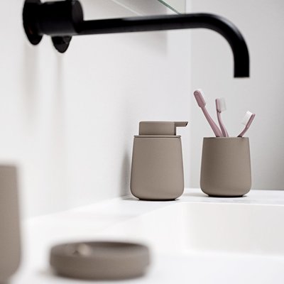 Nova One Toothbrush Mug - Taupe