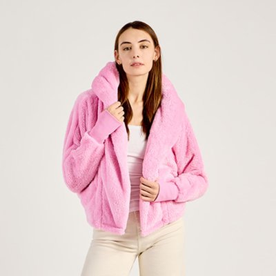 Luxe Cropped Lounger Lite - Bubblegum Pink